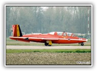 Fouga Magister BAF MT26 on 1 April 2004