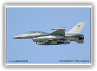 F-16BM BAF FB04 on 17 August 2005