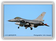 F-16AM BAF FA72 on 17 February 2016
