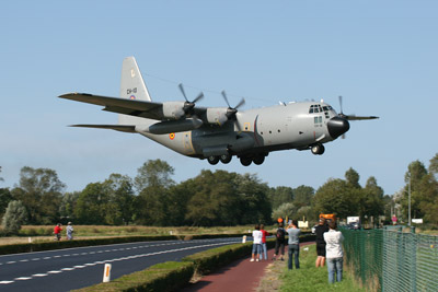 C-130 in final approach